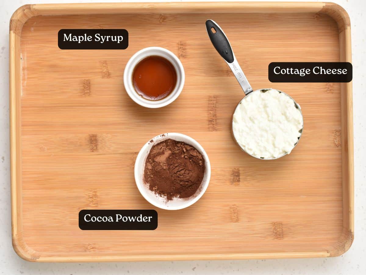 Ingredients for Cottage Cheese Mousse