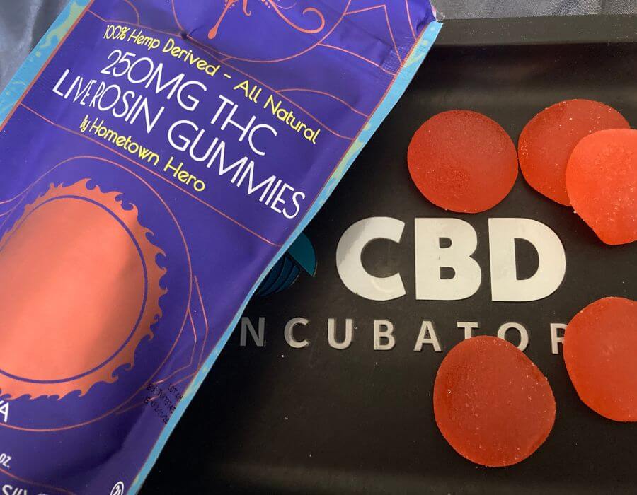 Hometown Heroes Live Rosin Delta 9 Gummies