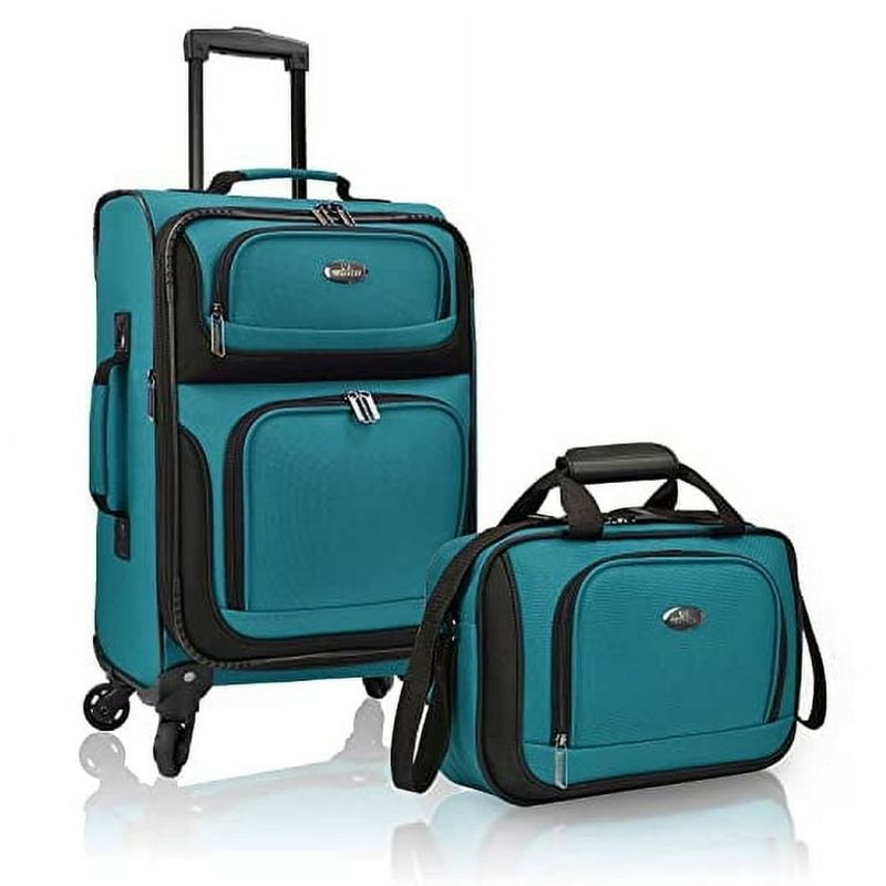 U.S. Traveler Rio Rugged Fabric Expandable Luggage