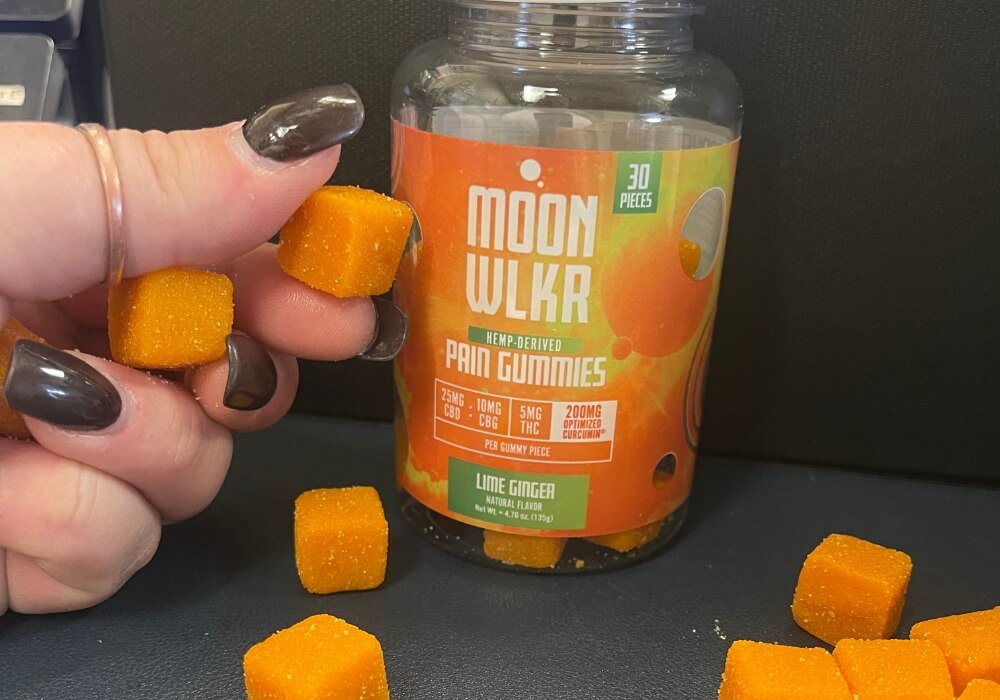 MoonWlkr Pain Gummies with CBG and THC