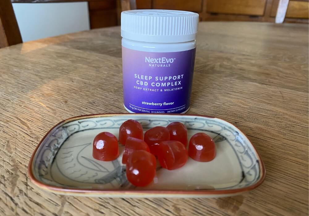 NextEvo Naturals Strawberry Melatonin Gummies