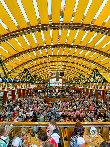 Löwenbräu-Festzelt tent at Oktoberfest