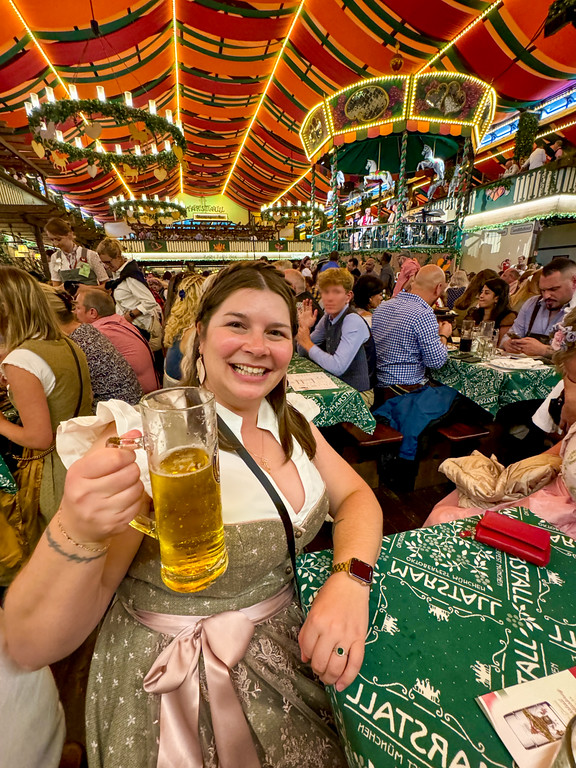 Amanda at Oktoberfest
