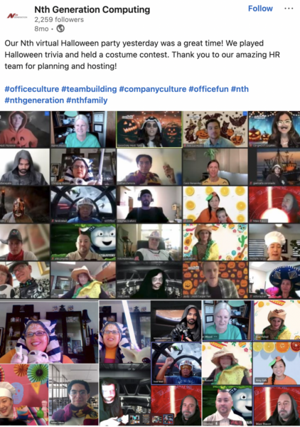 Halloween virtual trivia