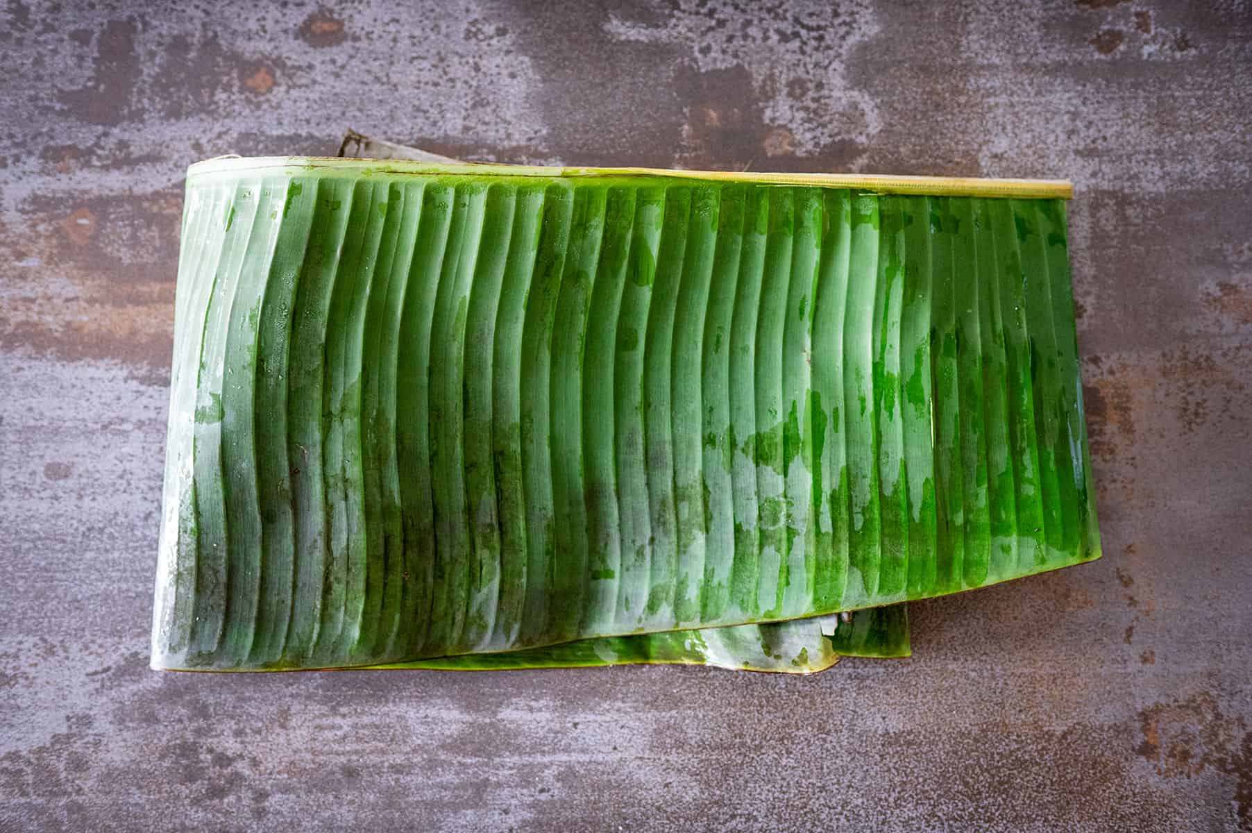 banana leaves.