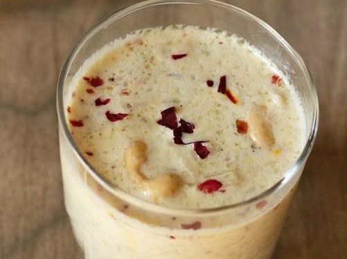 lauki kheer served in a small glass.