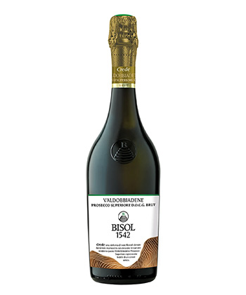 Bisol Crede Brut Valdobbiadene Prosecco Superiore 2024 is one of the best Proseccos for 2025. 