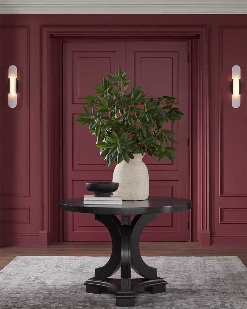 Best Burgundy Paint Colours: Borscht by Sherwin-Williams