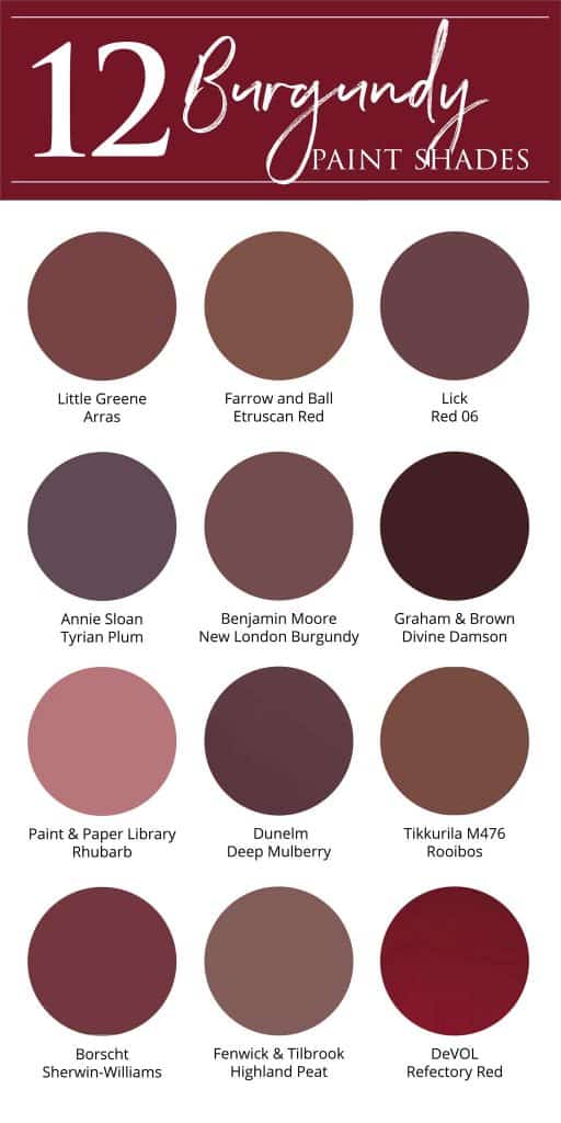 12 of the best burgundy paint shades