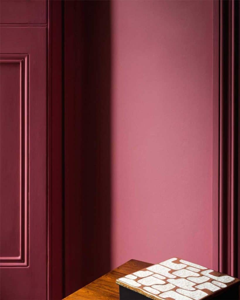 Best Burgundy Paint Colours: Rhubarb by Paint & Paper Library
