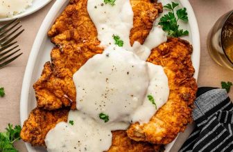 Classic Southern Chicken-Fried Chicken with Creamy White Gravy