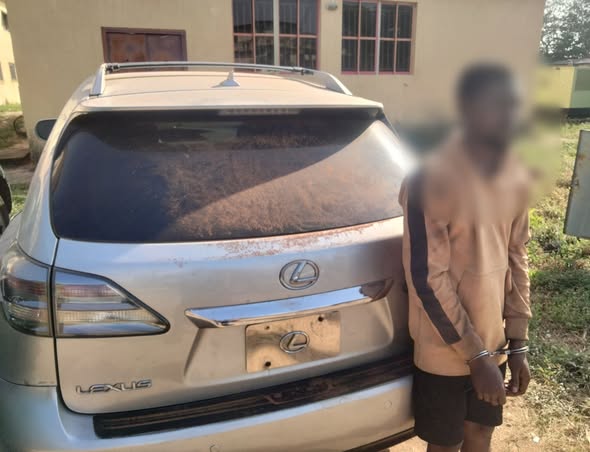 Domestic worker nabbed along Minna-Abuja road after stealing car from employer in Lagos