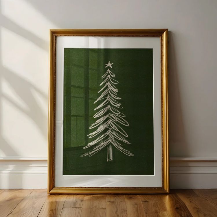 Tree Sketch Wall Art Print