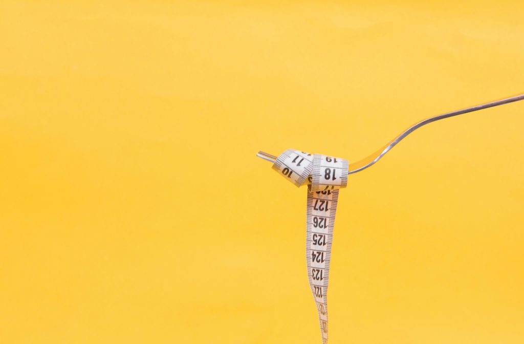 Binge-eating disorder occurs in approximately 14% of adults seeking treatment for obesity, with 26% reporting moderate binge-eating. Research on other types of eating disorders and disordered eating behaviours is limited.