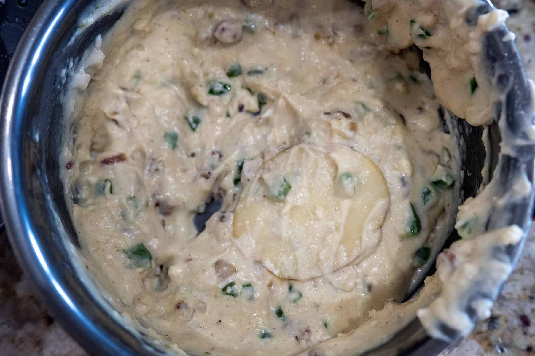 Jalapeno popper cream cheese sauce.