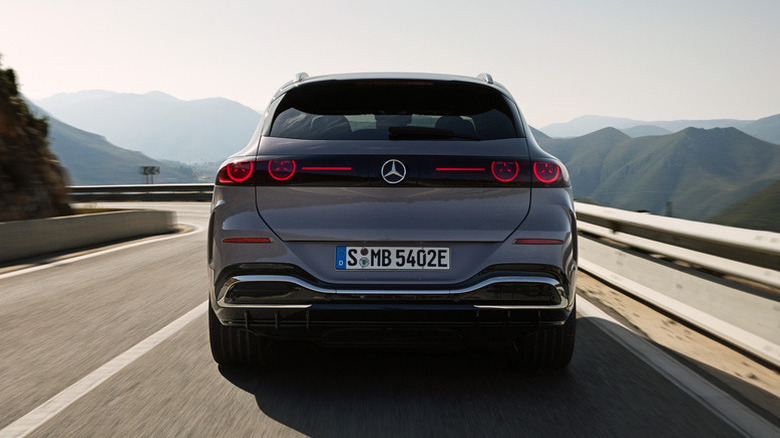 Rear view of a Mercedes-Benz GLC