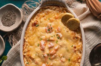 Four Cheese Hot Lobster Dip (Baked, Creamy & Crowd-Pleasing)