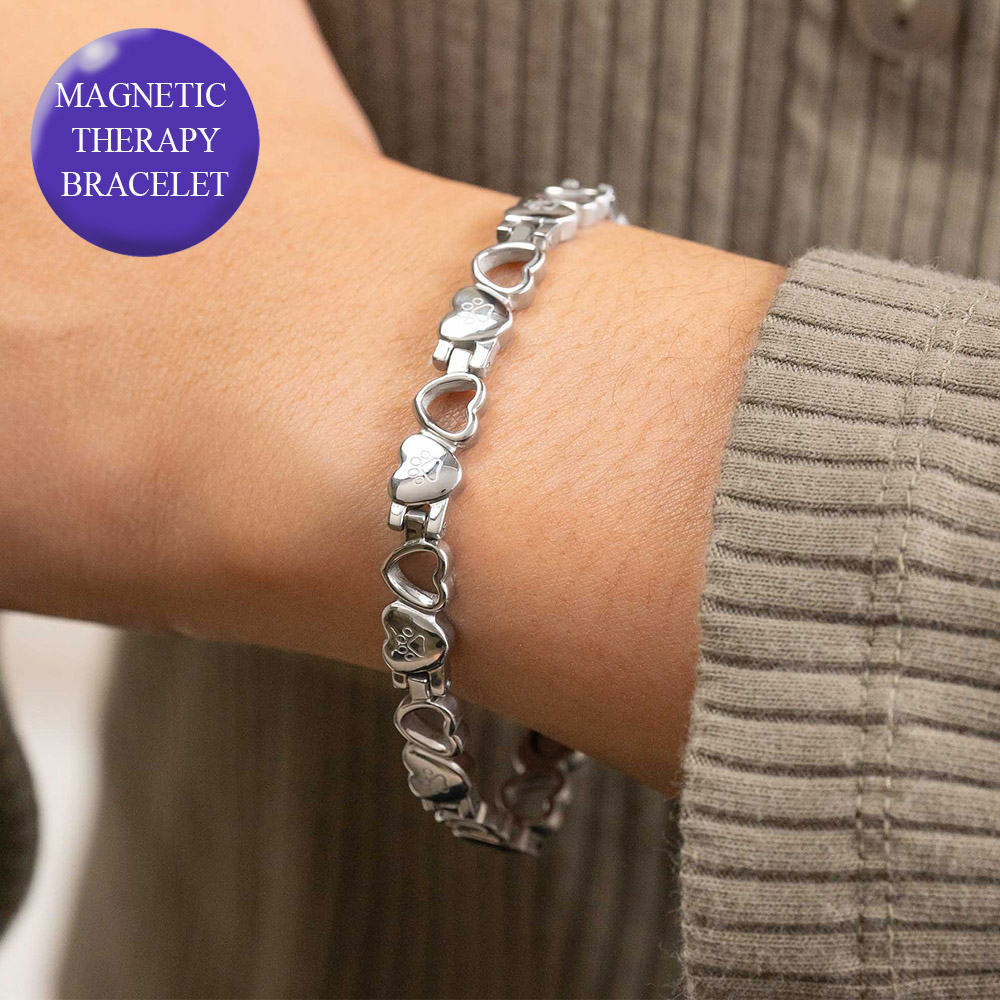 Filled with Love Magnetic Therapy Bracelet