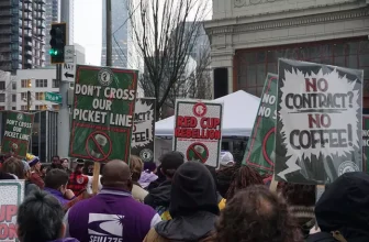 Mayor-elect Wilson Joins Starbucks Workers at Strike Rally
