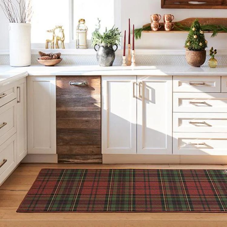 Stewart Tartan Red Rug