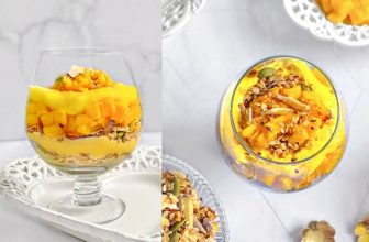 Mango Shrikhand Granola Parfait