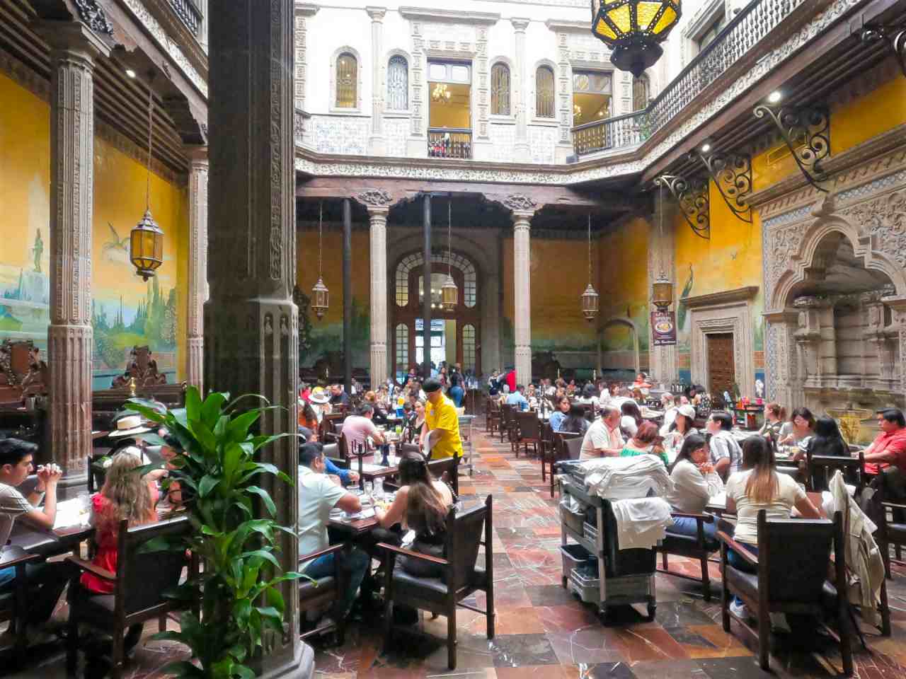 Dining at.the Centro Historico. Mexico City