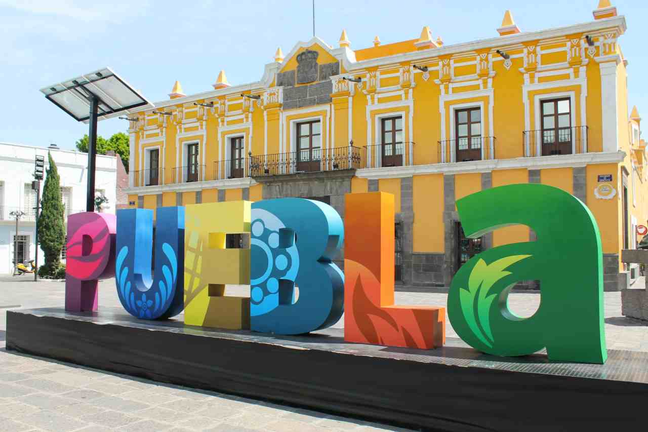 Puebla town in Mexico