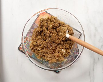 Munthiri kothu stuffing