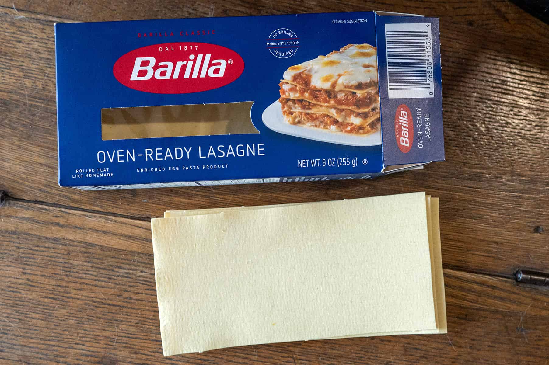 no-boil lasagna noodles (oven-ready)