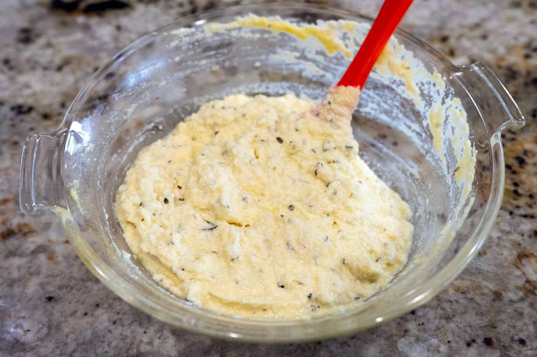 ricotta cheese filling.