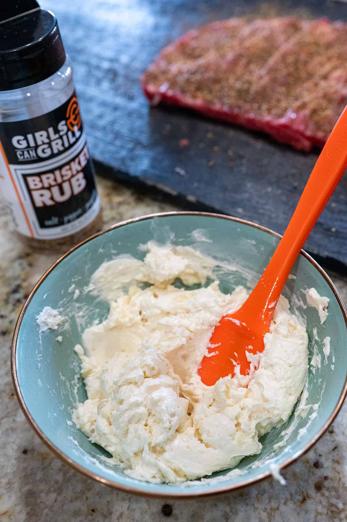 shallot cream cheese.