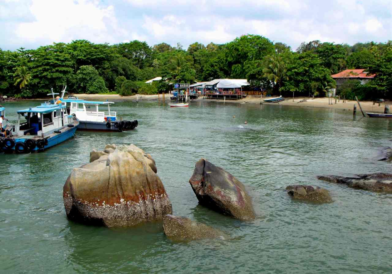Singapoer island hopping to Pulau Ubin
