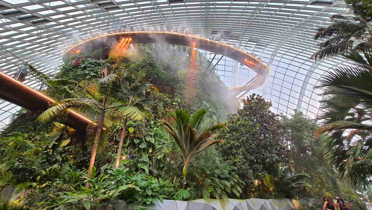 Cloud Forest at Gardens By The Bay in Singapore