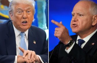 Tim Walz responds to Trump’s jab with call to ‘release the MRI results’