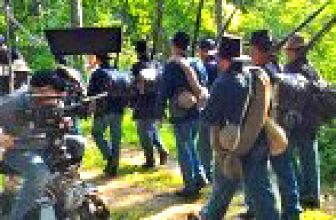 More than two hundred actors, reenactors, film crew, technical and historical advisers, and Museum staff gathered at Old World Wisconsin (near Eagle, Wisconsin) in June 2013 to create Seeing the Elephant.