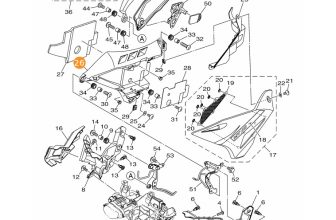 YAMAHA Bracket 1, B67-2836A-00 OEM MT10 MT10SP