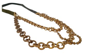 Women Necklace Jewelry Vintage Handmade Of Gold Plated Chain Traditional Fashion