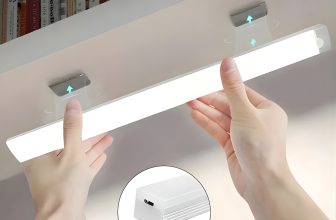 LED Wireless Motion Sensor Night Light USB Rechargeable for Kitchen Bedroom UK