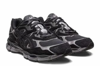 New  UK Gel NYC Graphite Grey Black Men’s Running Shoes NEW Sale