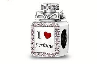 Majestic Perfume Bottle Charm For European Bracelets S925 Sterling Silver