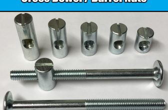 M6 x 80mm Furniture Connector Bolts & Cross Dowel Barrel Nuts Joint Fixing Unit