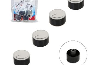 4X BOSCH Cooker Oven Hob CONTROL KNOBS BLACK