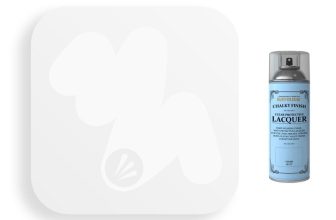 Rust-Oleum Chalky Clear Lacquer Spray Paint Matt Furniture 400ml