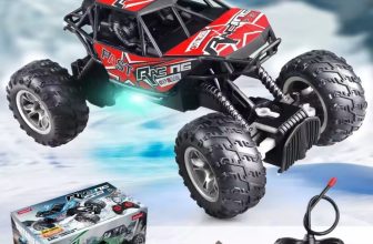 4-Way Remote Control Car with Light Anti-Slip Rubber Tire Outdoor Off-Road Climb