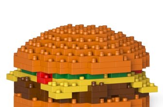 Cheese Burger Construction Toys Fast Food Building Blocks Realistic Adults Games