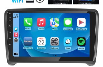 64G Android 13 Car Stereo Radio CarPlay GPS NAV RDS BT For Audi TT MK2 2006-2014