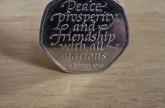 2020 BREXIT 50p Fifty Pence COIN Peace, Prosperity & Friendship Circ VGC