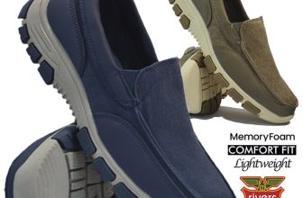 MENS MEMORY FOAM CASUAL SLIP ON DRIVING BOAT WALKING RUNNING SHOES TRAINERS SIZE