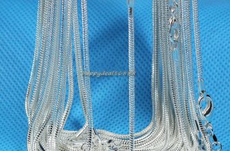 10pcs 1mm 925 Sterling Silver Plt Snake Chain Necklaces 16″-30″ Wholesale lots