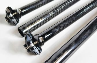 TOSEEK Seatpost 27.2/30.8/31.6mm Carbon Fibre 350/400mm MTB Road Bike Seatposts